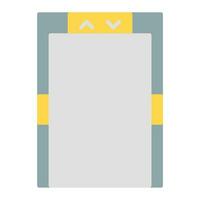 Elevator icon vector or logo illustration flat color style