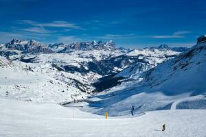 Ski resort in Dolomites, Italy photo