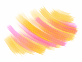 abstrato amarelo e Rosa escova acidente vascular encefálico com meio-tom efeito colorida escova acidente vascular encefálico decorativo fundo ilustração isolado em horizontal Razão papel de parede Razão modelo png. png