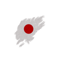 Japan Brush Flag png