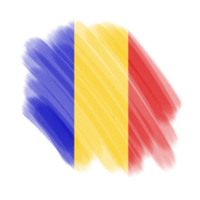 Roumanie brosse drapeau png