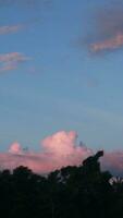 Golden Clouds in the Afternoon. Orange Clouds at Sunset photo