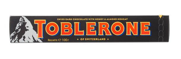 traditionell dunkel toblerone Schokolade png