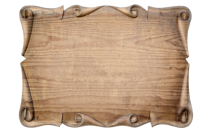 empty wooden sign png