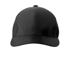 Black baseball cap mockup png