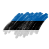 Estonia Brush Flag png