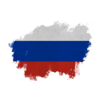 Russia Brush Flag png