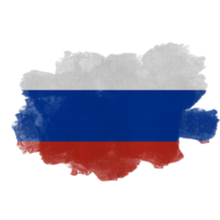 Russia Brush Flag png