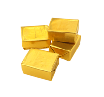 gold wrapper packaging png