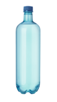 blauw klein plastic water fles png