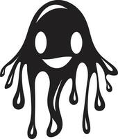 Spectral Abyss A Mysterious Vector Design Elegance in Slime A Stylish Monster Icon