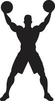 Fitness Foundations Vector Designs for Exercise and Bodybuilding Sculpted Strength Exercise Vector Icons for Bodybuilding