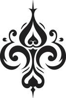 Serene Calligraphia Vector Decorative Elements in Abstract Design Flowing Scripts Calligraphic Vector Design Icons in Abstraction