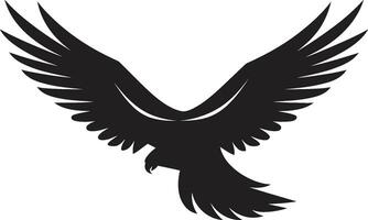 real depredador perfil negro vector águila soberano rapaz emblema águila icono