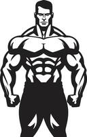 MuscleCraft Evolution Creative Muscular Arts Ripped Physique Vector Muscular Logo