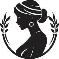 Sublime Sophistication Cosmetic Femme Enchanting Elegance Womans Symbol vector