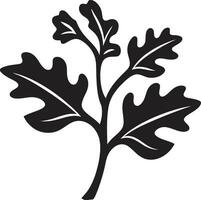 Foliage Fusion Ivy Oak Emblem Natures Harmony Ivy Oak Symbol vector