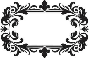 Noir Elegance Invite Mark Lunar Lycanthrope Emblem vector