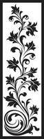 Enigmatic Midnight Lacework Ornamental Symbol Elegant Ebony Elegance Vector Icon Design