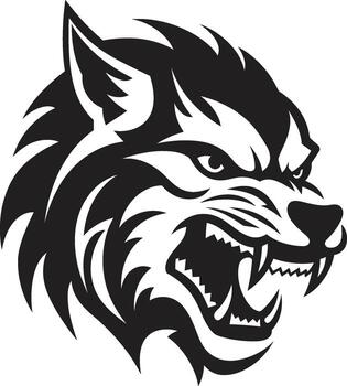 crepúsculo cazar paquete emblema anochecer merodeador vector Insignia