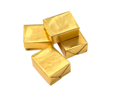 gold wrapper packaging png