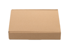 One closed cardboard Box png