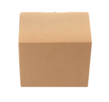 One closed cardboard Box png