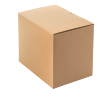 een Gesloten karton doos png