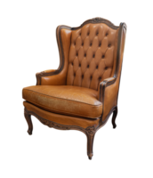 Luxury leather chair png