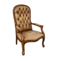 Luxury leather chair png