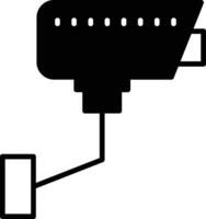 surveillance solid glyph vector illustration