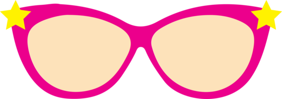 le des lunettes fête pour fête concept. png