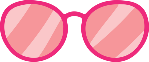 le des lunettes fête pour fête concept. png