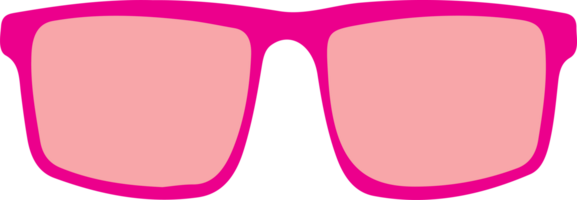 le des lunettes fête pour fête concept. png