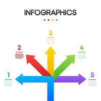 negocio infografía, datos visualización. cuadrado marco. sencillo infografía diseño modelo. vector ilustración.