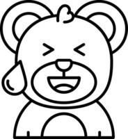 Sweat Line Icon vector