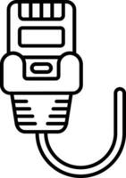 Ethernet Line Icon vector