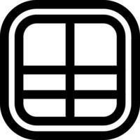 Layout Line Icon vector