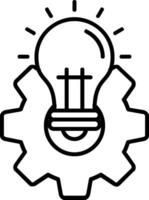 Idea Line Icon vector