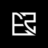 EZ letter logo vector design, EZ simple and modern logo. EZ luxurious alphabet design