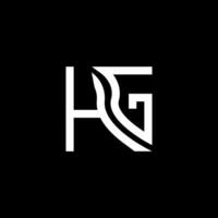 HG letter logo vector design, HG simple and modern logo. HG luxurious alphabet design