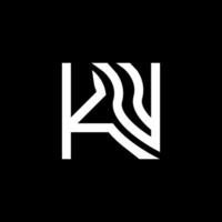 kw letra logo vector diseño, kw sencillo y moderno logo. kw lujoso alfabeto diseño