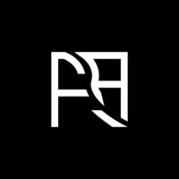 FA letter logo vector design, FA simple and modern logo. FA luxurious alphabet design