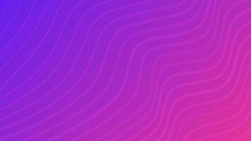 Modern colorful gradient background with wave lines vector