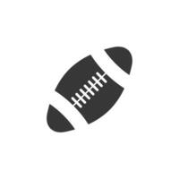 american football rugby ball icon vector