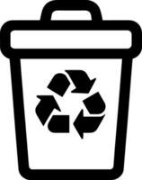 Recycling Trash Bin vector