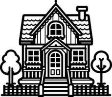 Quaint Cottage House vector