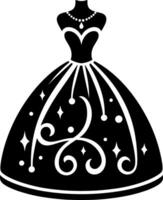 Ballgown Dress Gown vector