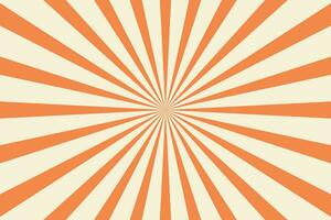 retro sunburst background vector design