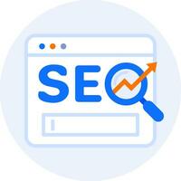 seo márketing moderno icono ilustración vector